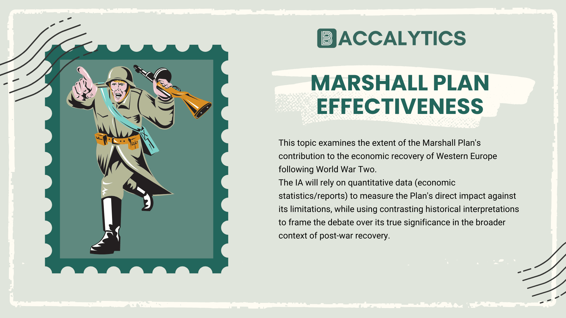 Marshall Plan Effectiveness