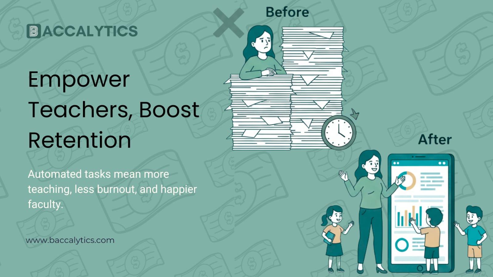 Automated tasks mean more teaching, less burnout, and happier faculty.