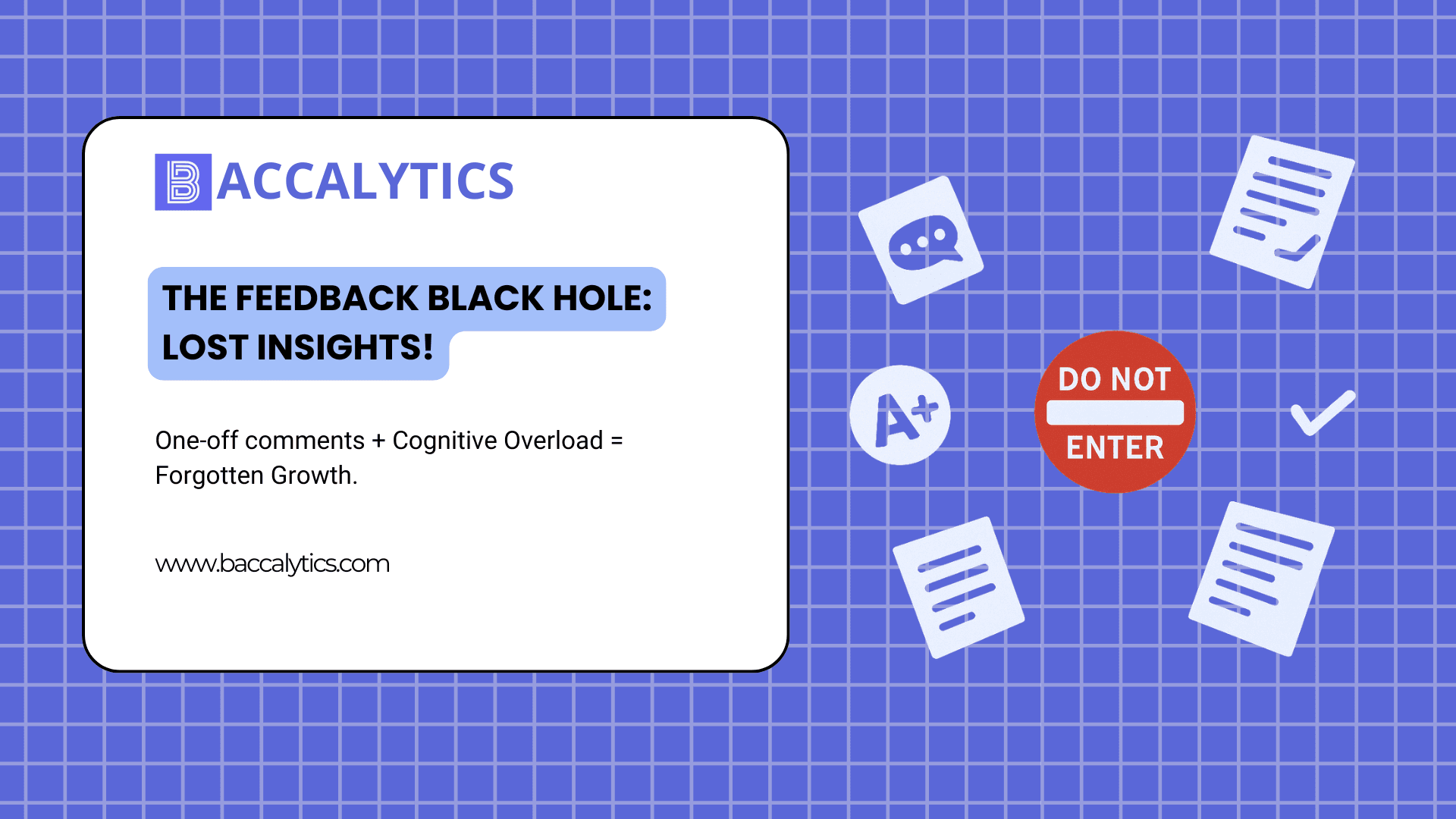 Feedback often vanishes. One-off comments, cognitive overload. Insights get lost. Growth is missed.