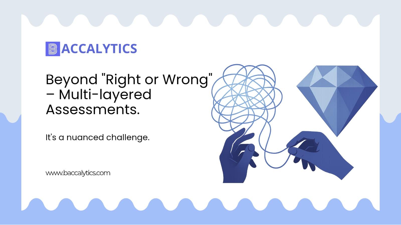 Beyond "Right or Wrong" – Multi-layered Assessments.