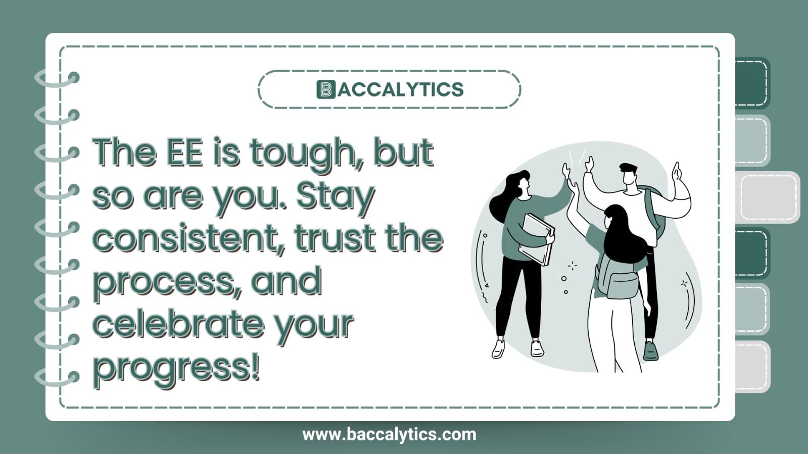 The EE is tough, but so are you. Stay consistent, trust the process, and celebrate your progress!