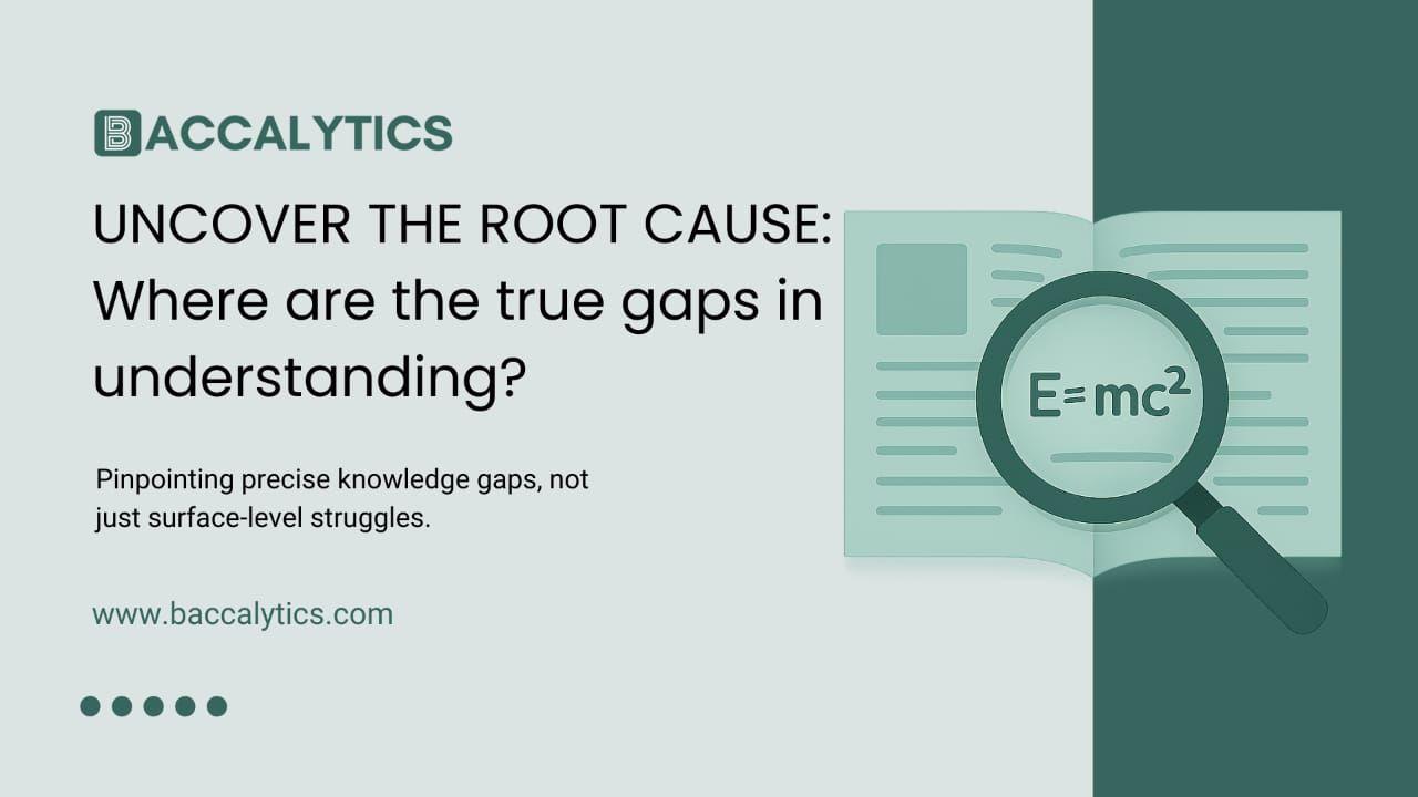 UNCOVER THE ROOT CAUSE: Where are the true gaps in understanding?