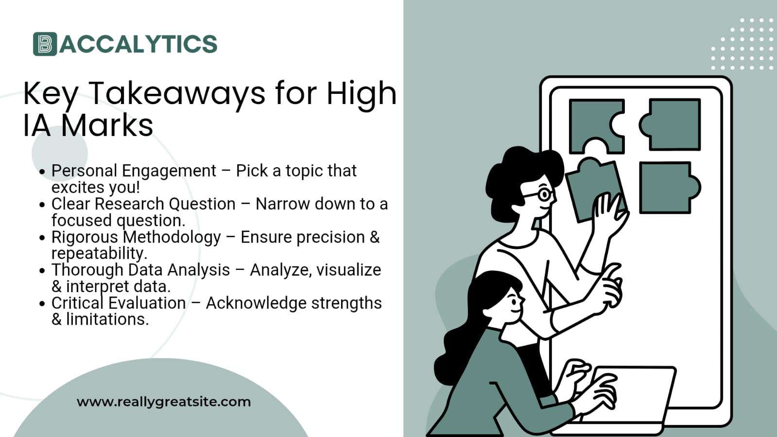 Key Takeaways for High IA Marks