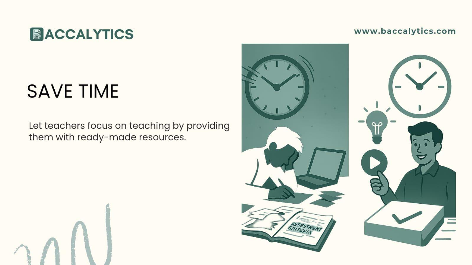 Let teachers focus on teaching by providing them with ready-made resources.