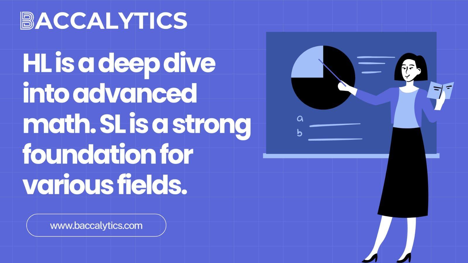 HL is a deep dive into advanced math. SL is a strong foundation for various fields.