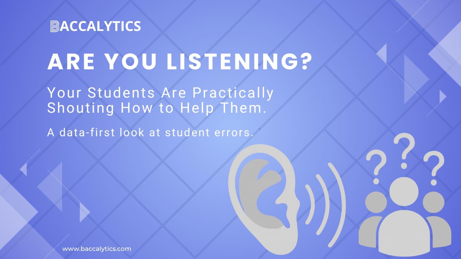 Your Students Are Practically Shouting How to Help Them.