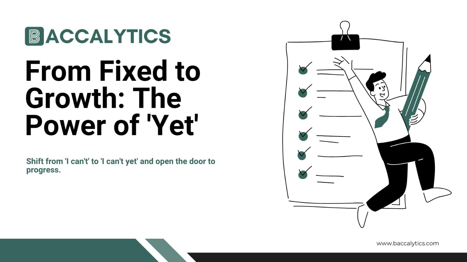 From Fixed to Growth: The Power of 'Yet'