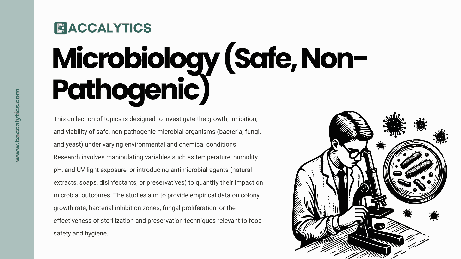 Microbiology IA Topics (Safe, Non-Pathogenic)