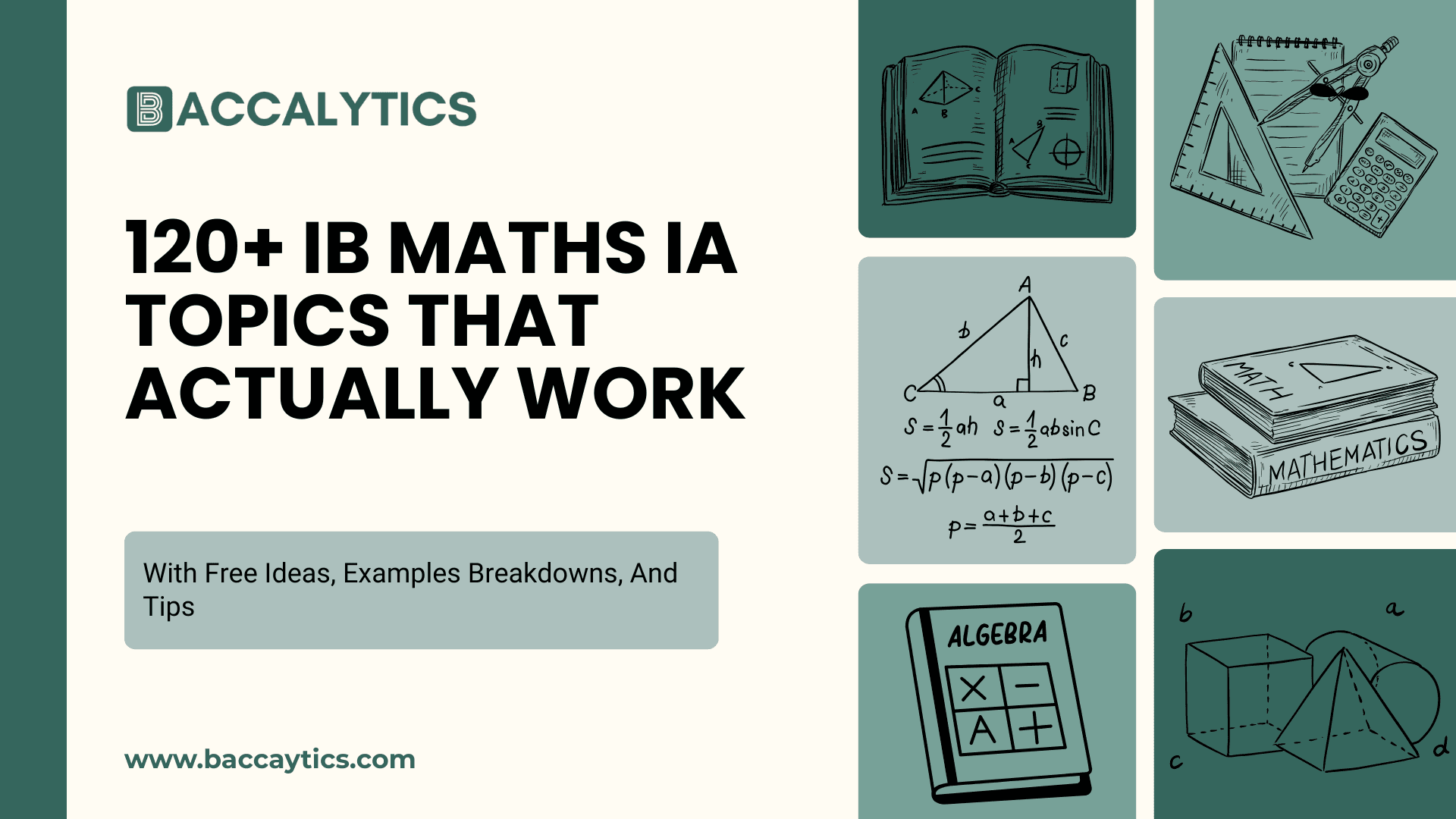 120+ IB Maths IA Topics That Actually Work With Free Ideas, Examples ...